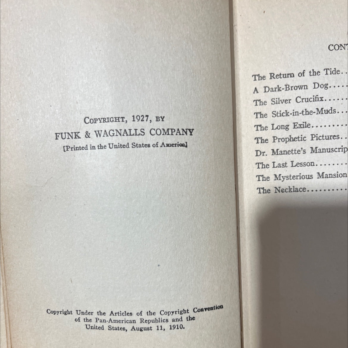 the world's one hundred best short stories volume five book, by grant overton, 1927 Hardcover image 3