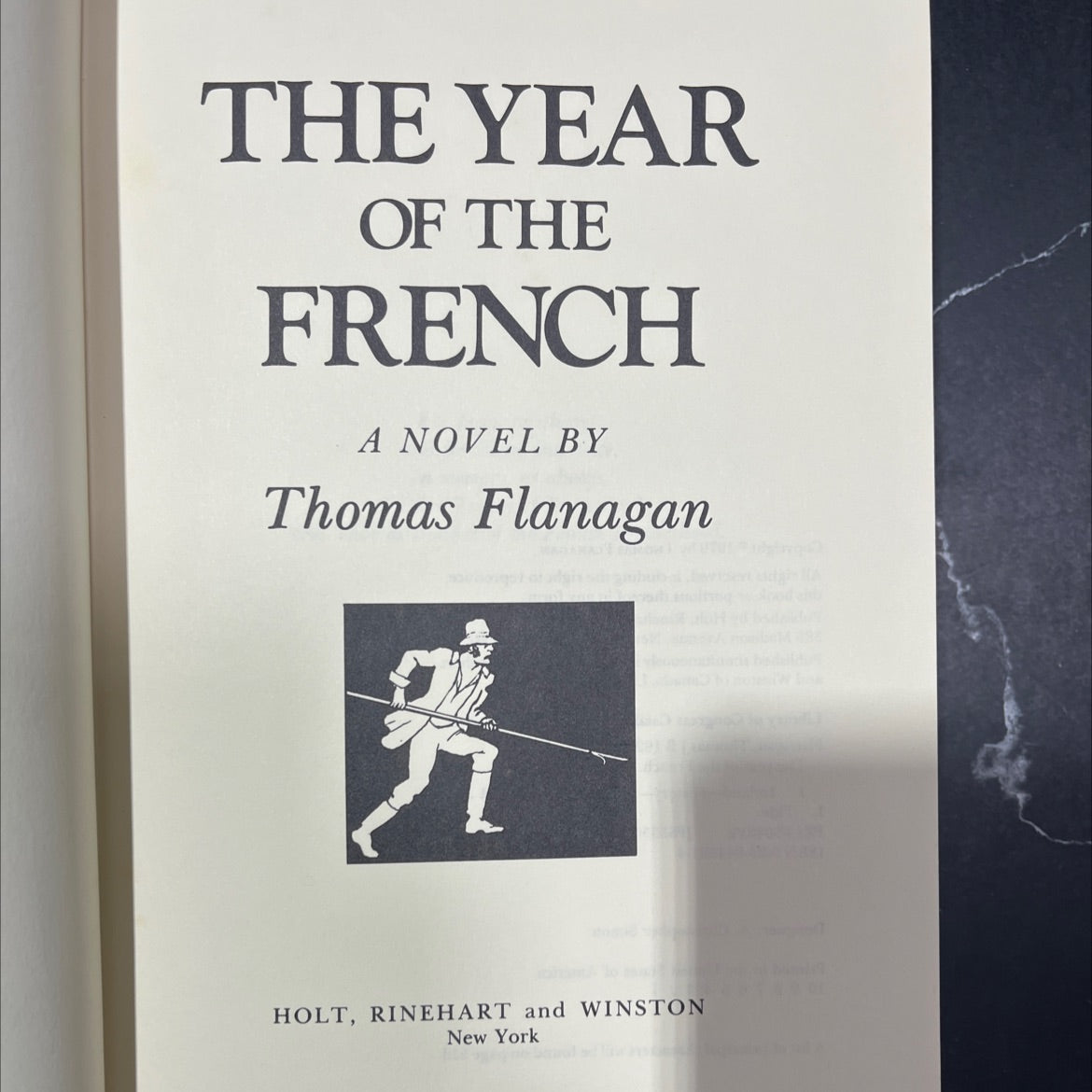 the year of the french book, by Thomas Flanagan, 1979 Hardcover image 2