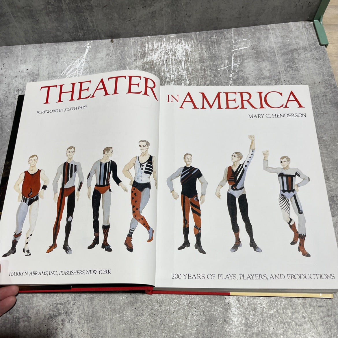 theater in america book, by mary c. henderson, 1970 Hardcover image 2