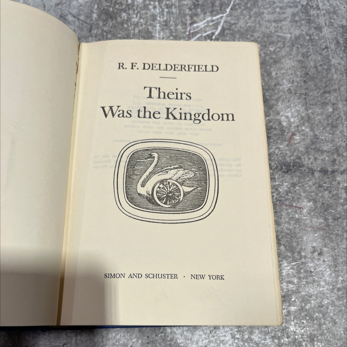 theirs was the kingdom book, by r. f. delderfield, 1971 Hardcover image 2