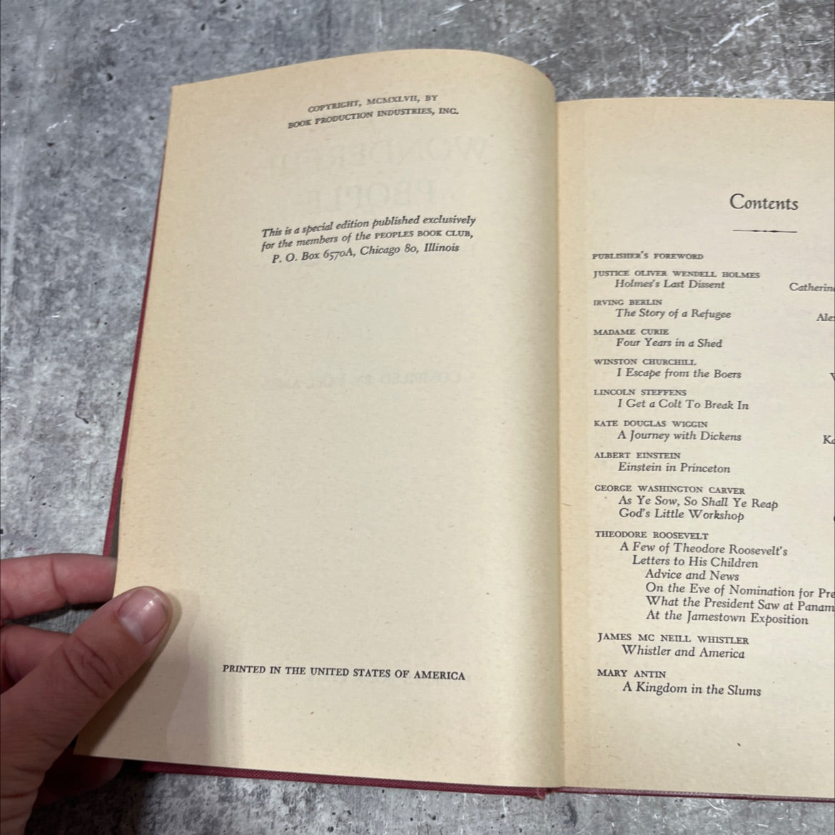 these wonderful people intimate moments in their lives book, by noel ames, 1947 Hardcover image 3