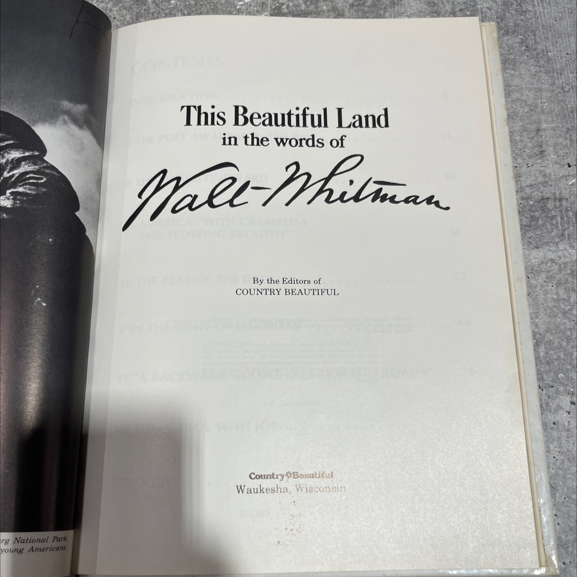 this beautiful land book, by editors of country beautiful, 1978 Hardcover image 2