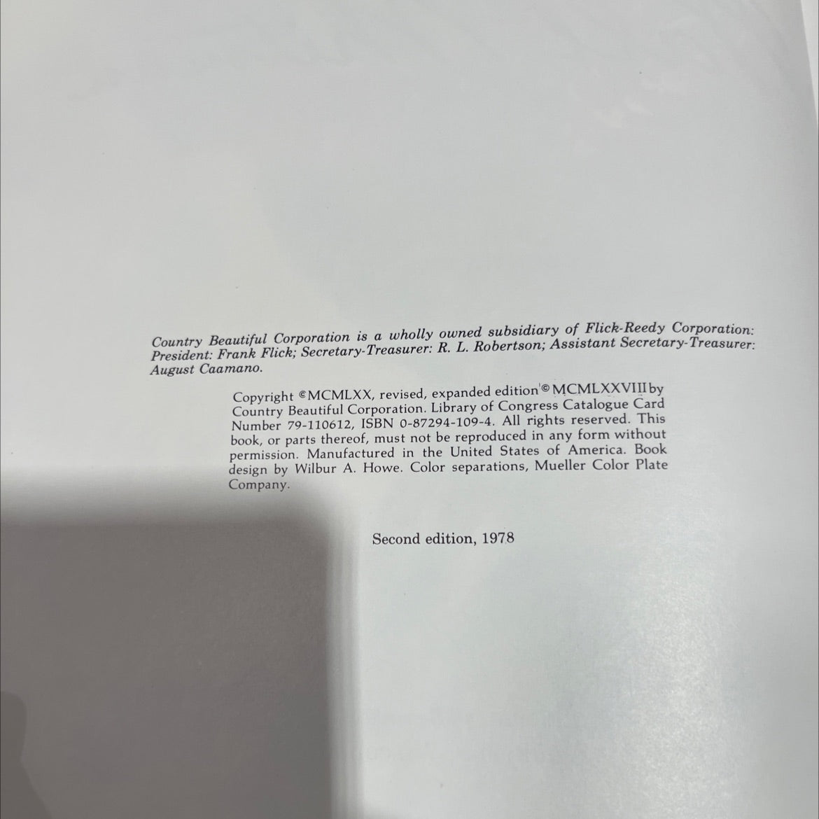 this beautiful land book, by editors of country beautiful, 1978 Hardcover image 3