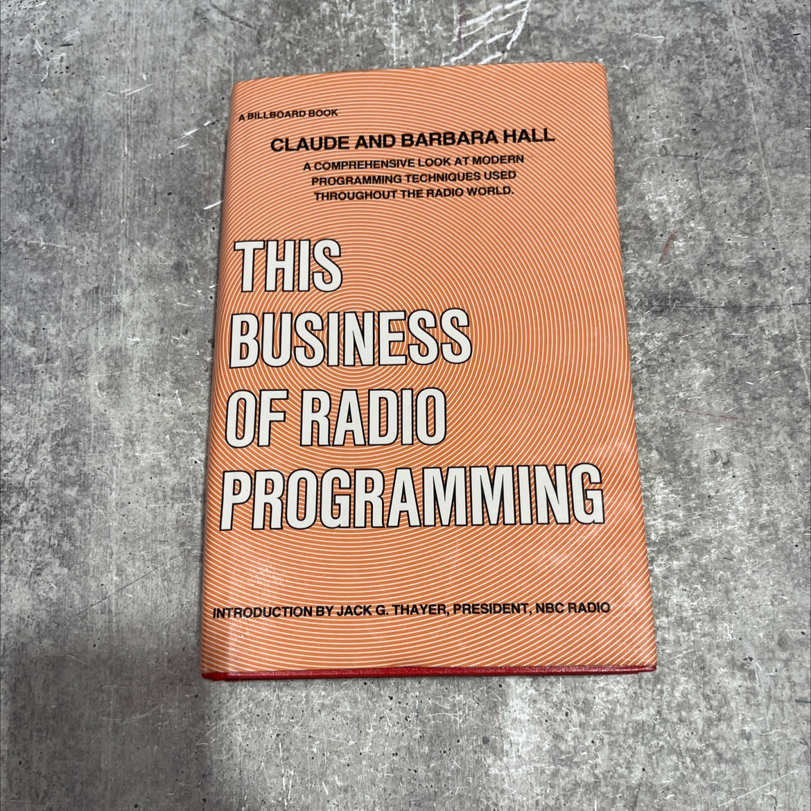 this business of radio programming book, by claude hall, barbara hall, 1980 Hardcover image 1