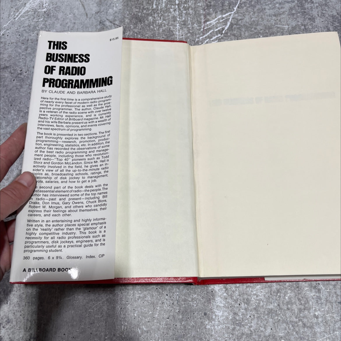 this business of radio programming book, by claude hall, barbara hall, 1980 Hardcover image 4