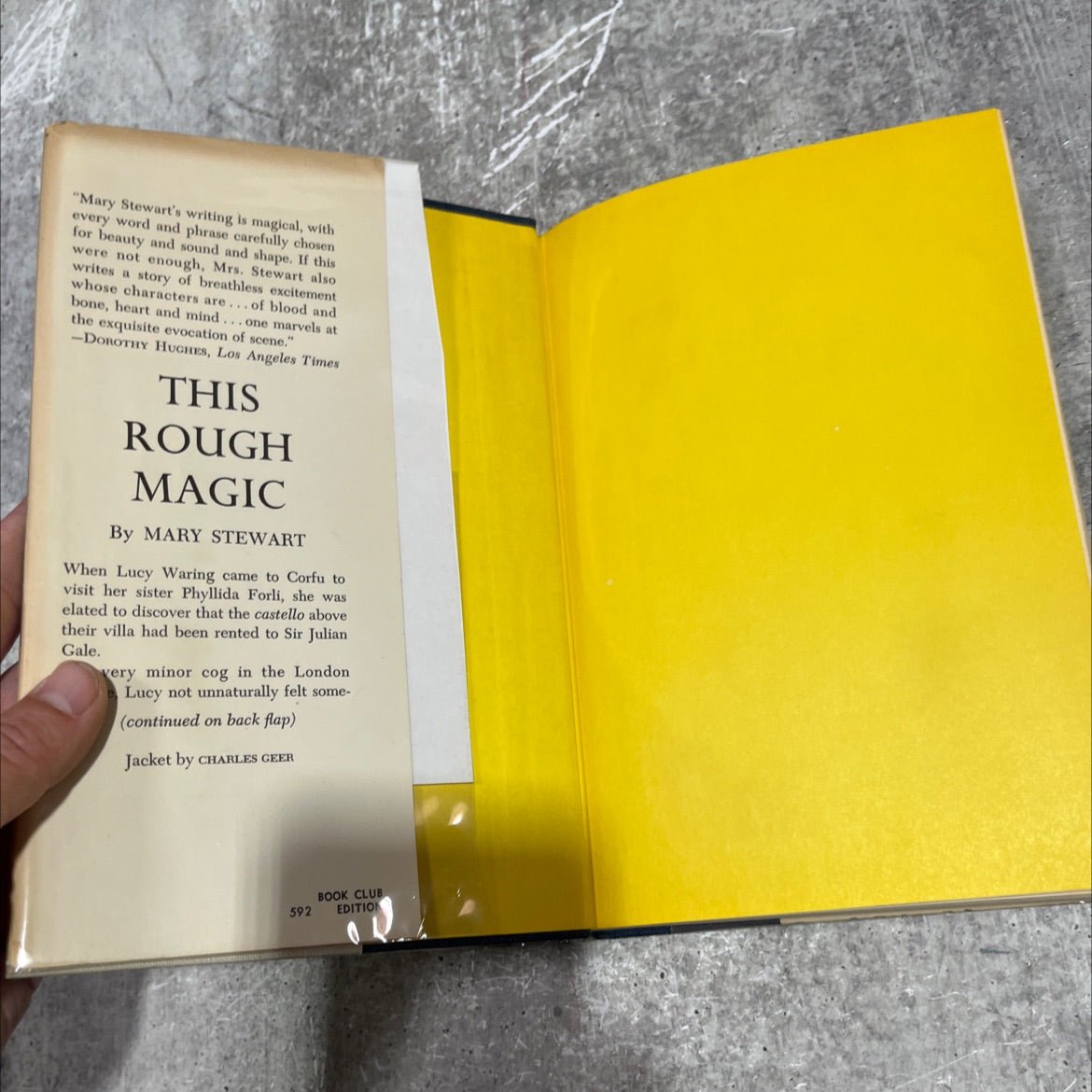 this rough magic book, by Mary Stewart, 1964 Hardcover image 4