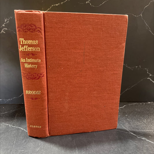thomas jefferson an intimate history book, by fawn m. brodie, 1974 Hardcover image 1