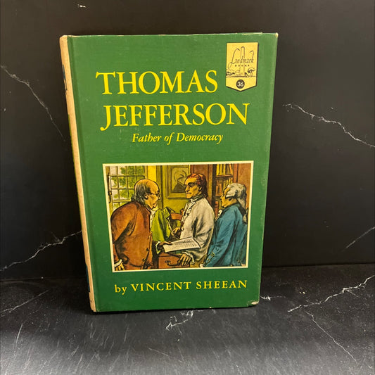 thomas jefferson father of democracy book, by Vincent Sheean, 1953 Hardcover image 1