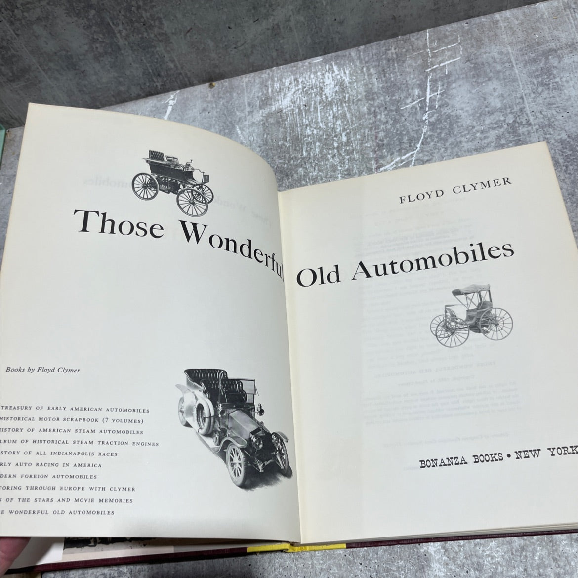 those wonderful old automobiles book, by Floyd Clymer, 1953 Hardcover image 2