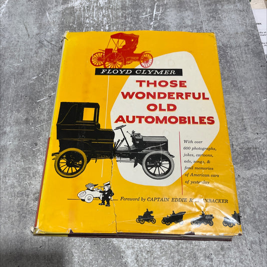 those wonderful old automobiles book, by Floyd Clymer, 1953 Hardcover image 1
