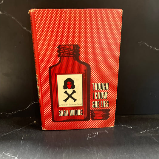 though i know she lies book, by sara woods, 1965 Hardcover image 1