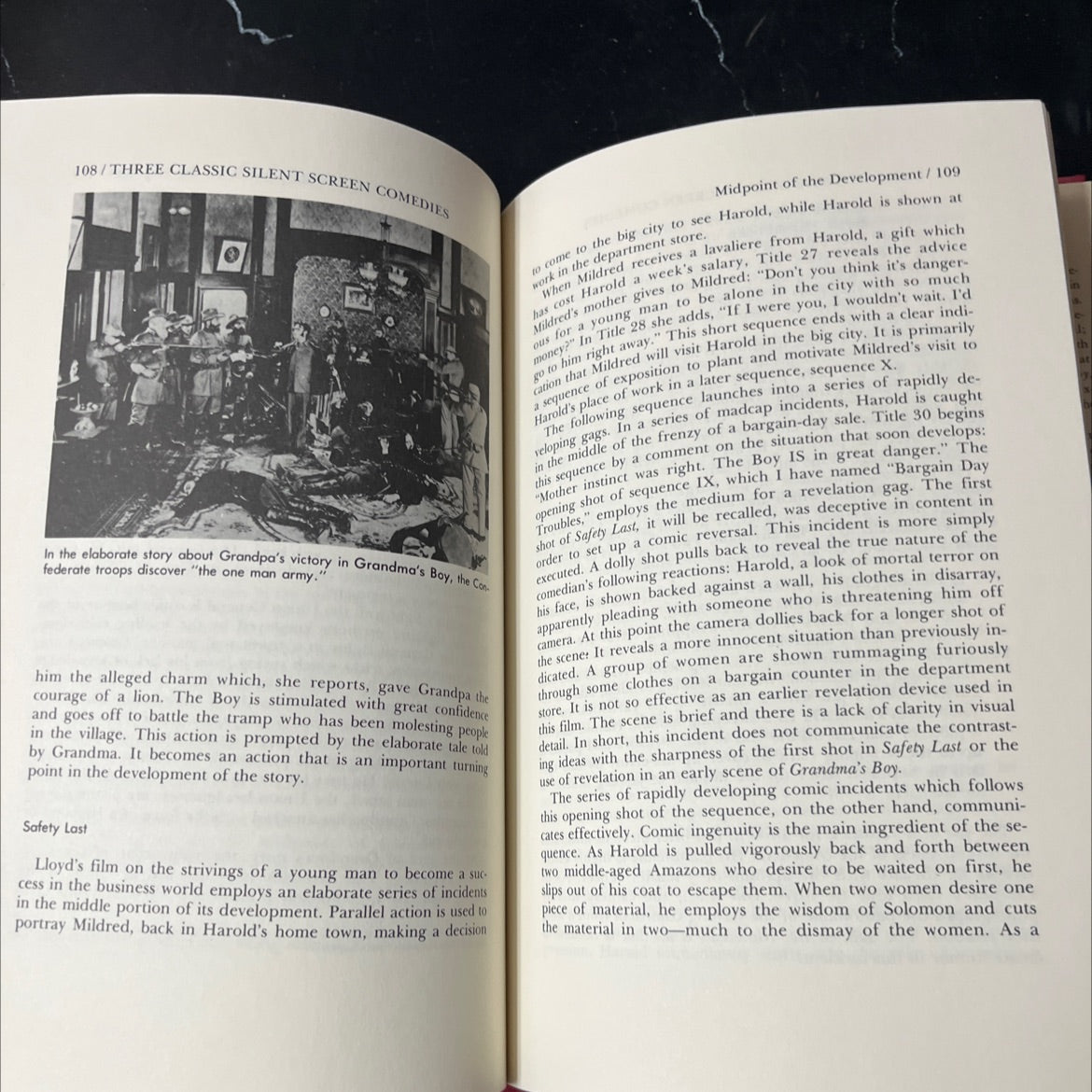 three classic silent screen comedies starring harold lloyd book, by donald w. mccaffrey, 1976 Hardcover image 4