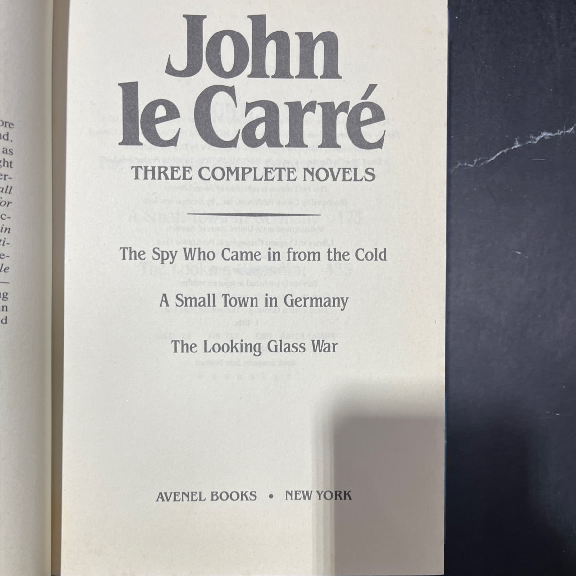 three complete novels book, by john le carré, 1983 Hardcover image 2