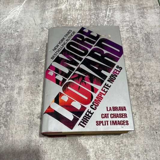 three complete novels book, by Elmore Leonard, 1992 Hardcover image 1