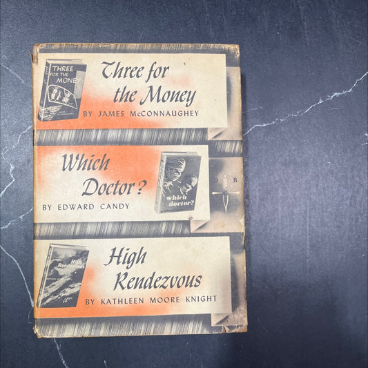 three for the money book, by James McConnaughey, 1954 Hardcover image 1