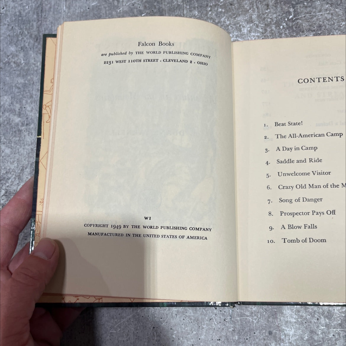 through forest and stream adventure in the mountains book, by duane yarnell, 1949 Hardcover image 3