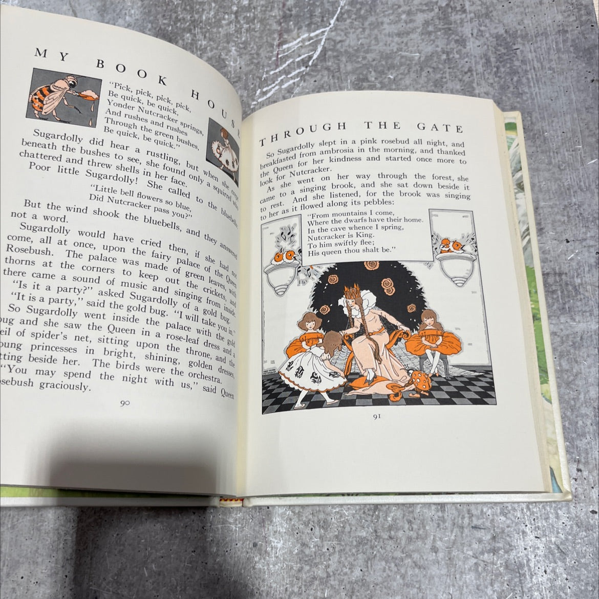 through the gate of my book house book, by olive beaupré miller, 1971 Hardcover image 4