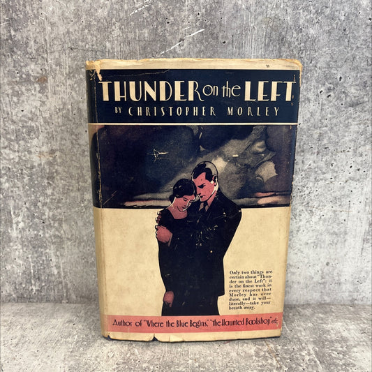 thunder on the left book, by christopher morley, 1925 Hardcover image 1
