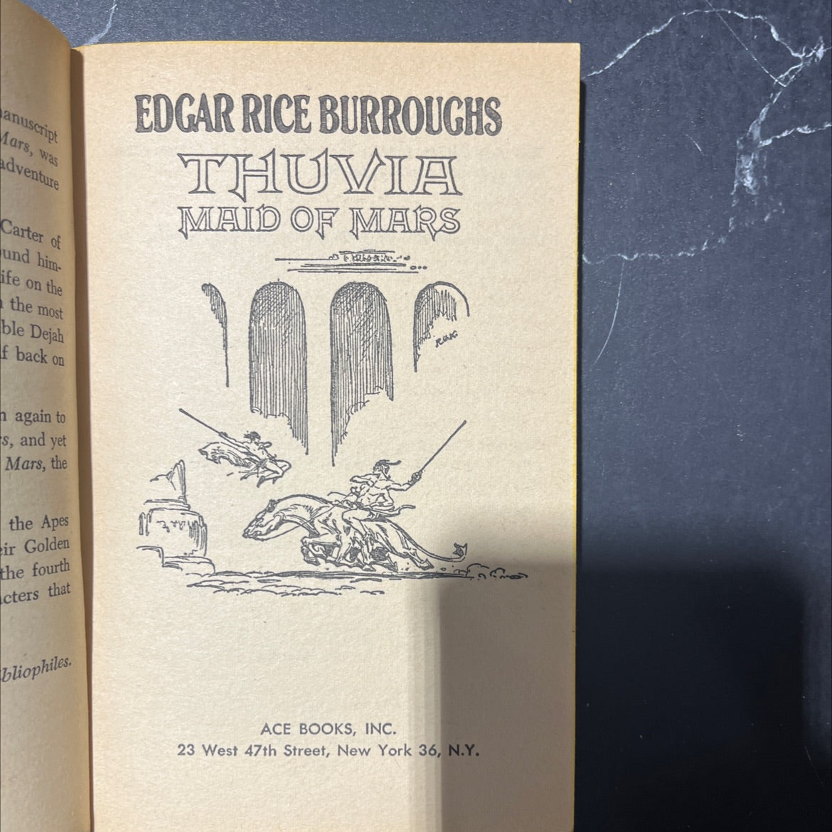 thuvia, maid of mars book, by edgar rice burroughs, 1920 Paperback image 2