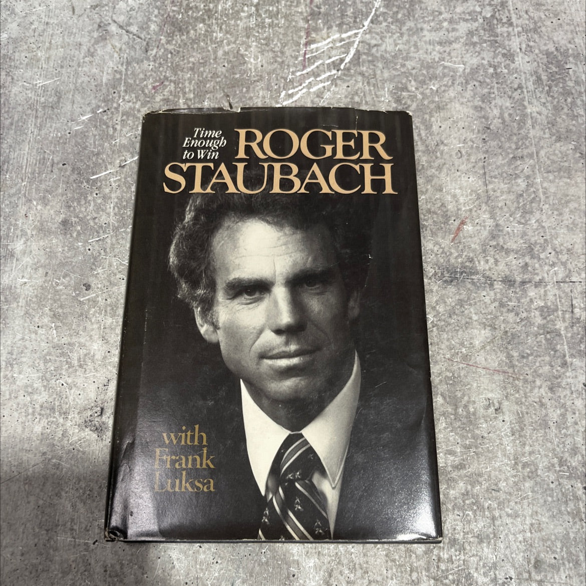 time enough to win book, by roger staubach, 1980 Hardcover image 1