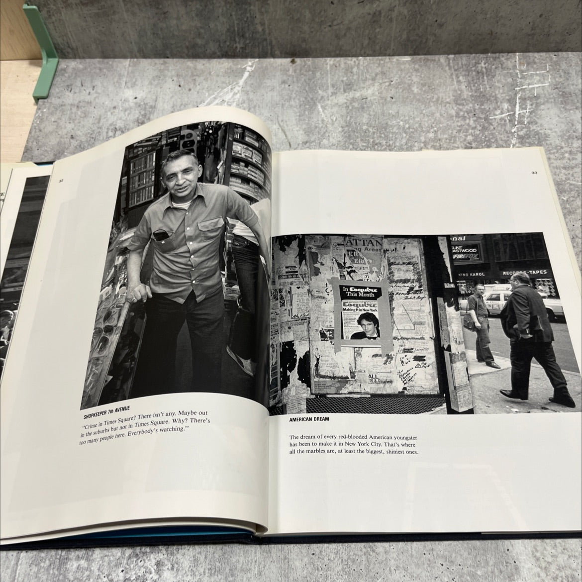 times square 45 years of photography book, by lou stoumen, 1985 Hardcover image 4