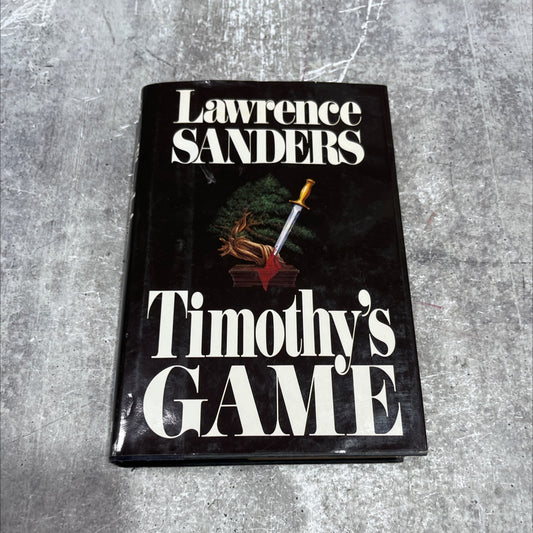timothy's game book, by lawrence sanders, 1988 Hardcover image 1