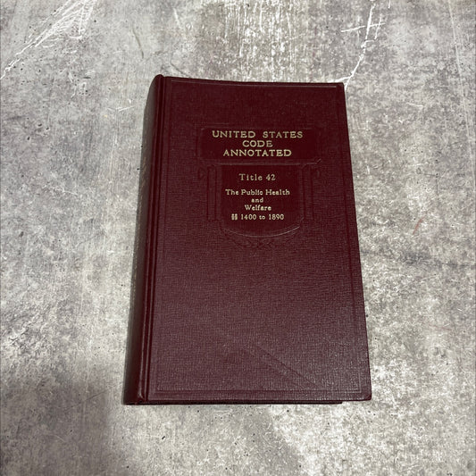 titles of united states code and states code annotated book, by unknown, 1978 Hardcover image 1