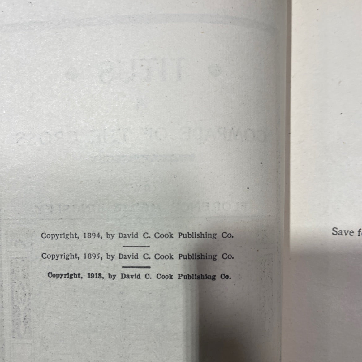 titus a comrade of the cross book, by florence morse kingsley, 1918 Hardcover image 3