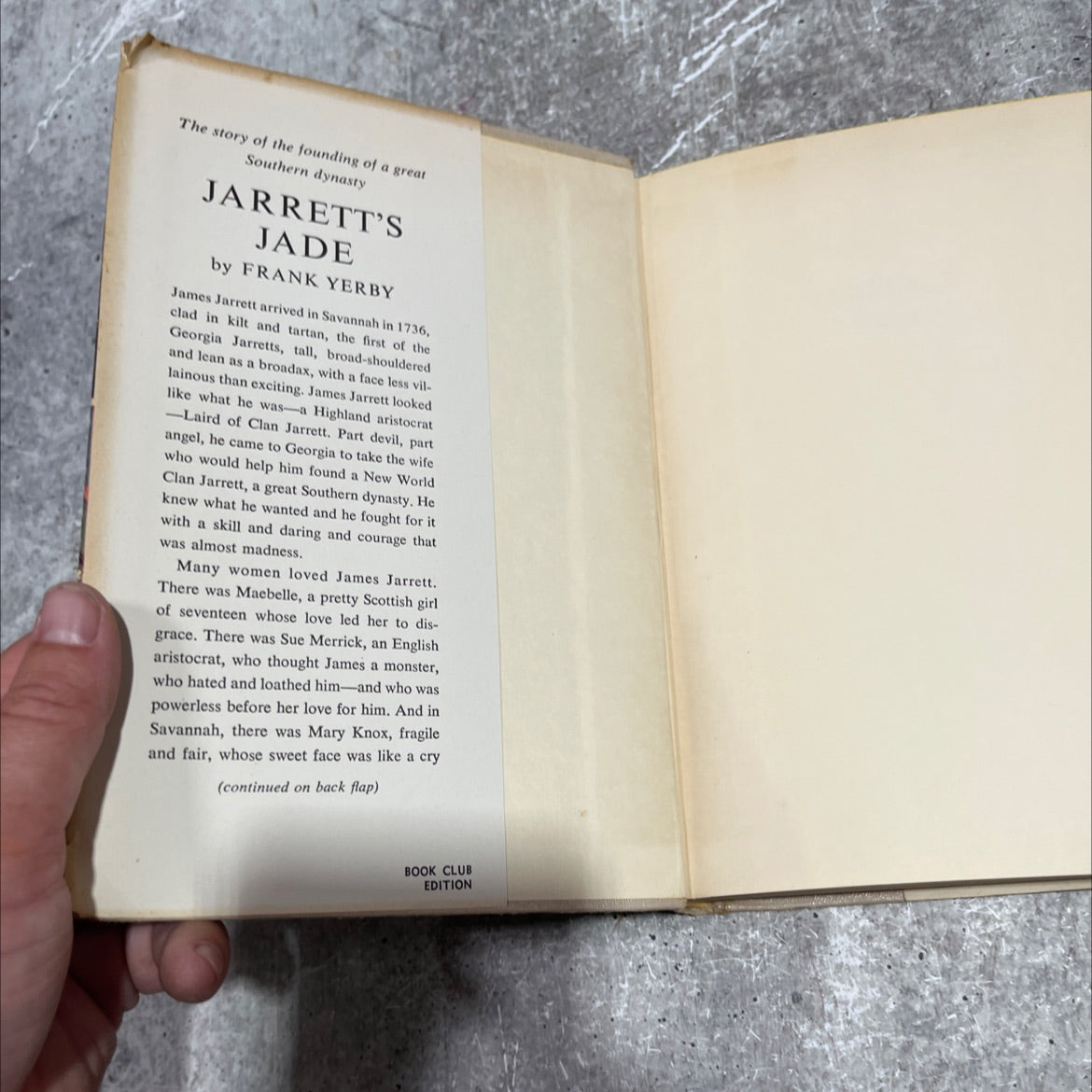 tjarett's jade book, by frank yerby, 1959 Hardcover image 4