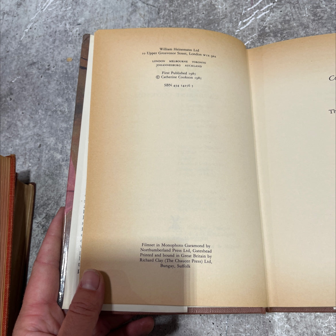 to mrs golightly and the mongrel book, by catherine cookson, 1985 Hardcover image 3