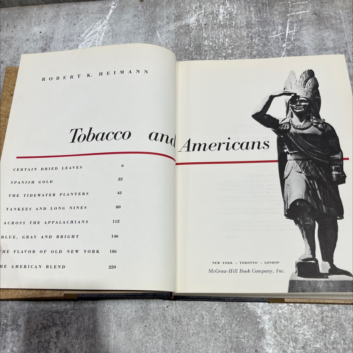 tobacco and americans book, by robert k. heimann, 1960 Hardcover image 2