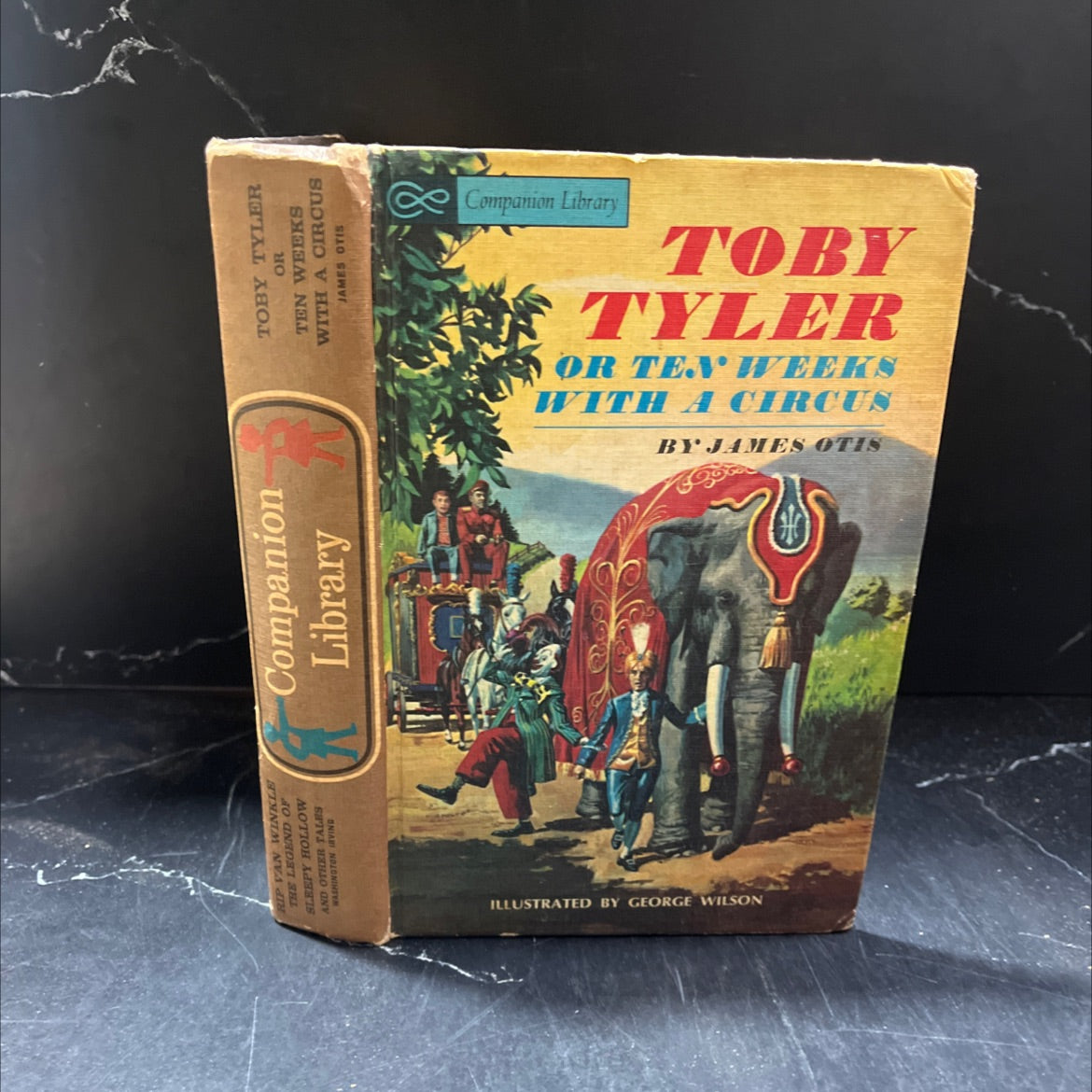 toby tyler or ten weeks with a circus book, by james otis, 1967 Hardcover image 1