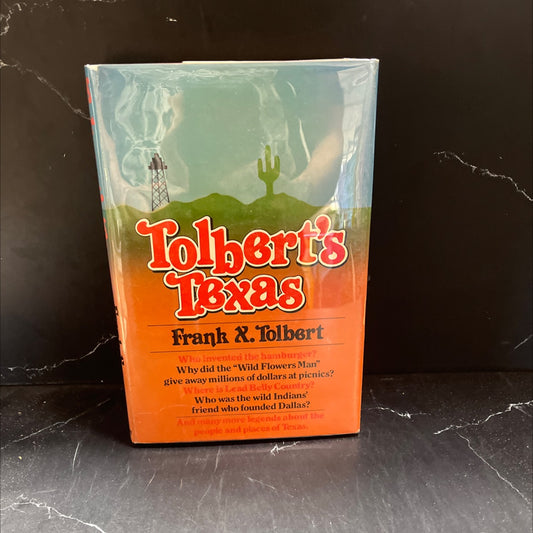 tolbert's texas book, by Frank X. Tolbert, 1983 Hardcover image 1