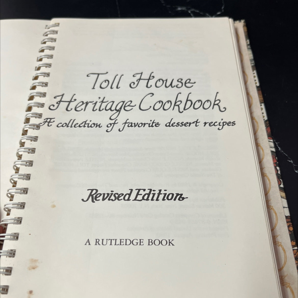 toll house heritage cookbook collection of favorite dessert recipes revised edition book, by A Rutledge Book, 1983 image 2