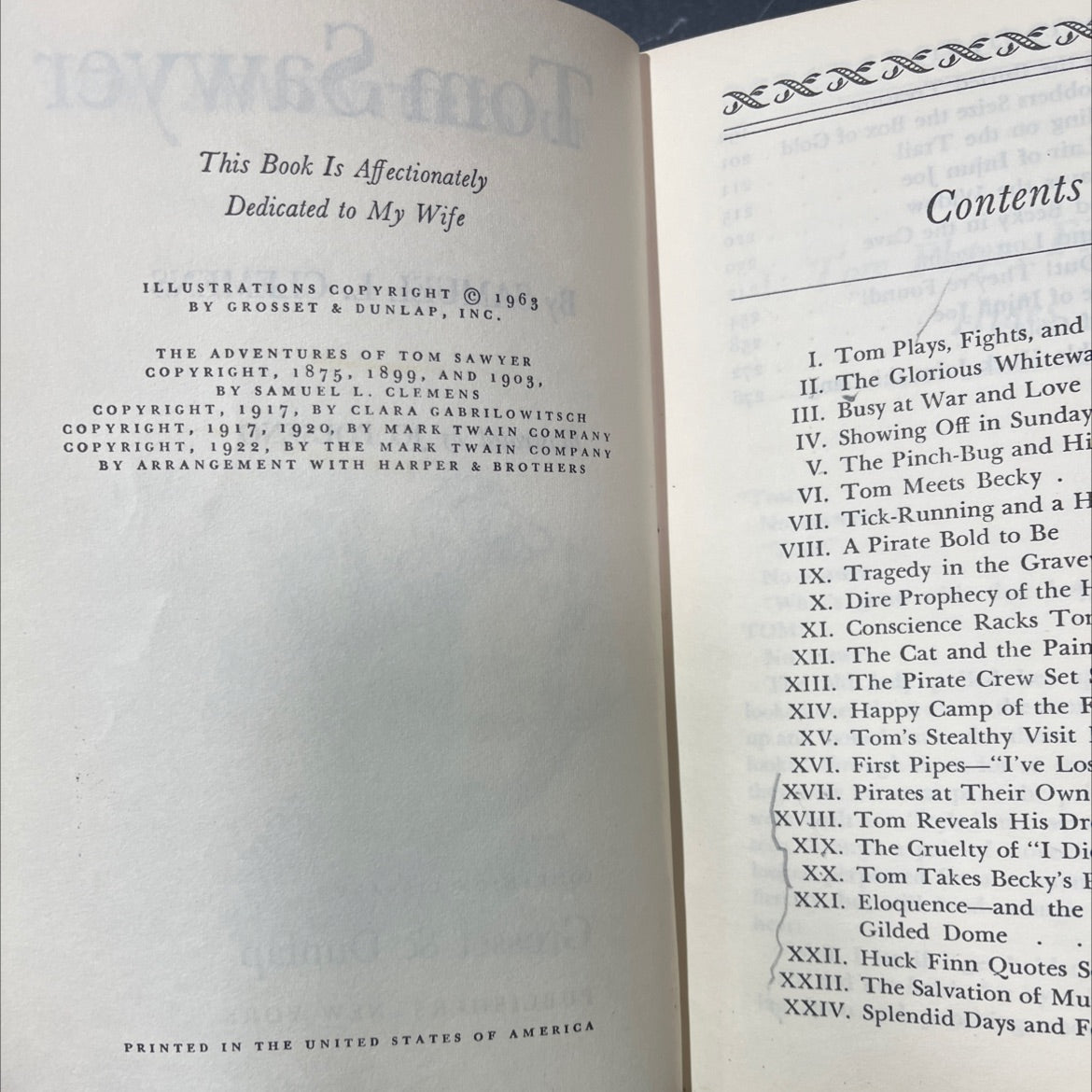 tom sawyer book, by samuel l. clemens, 1963 Hardcover image 3