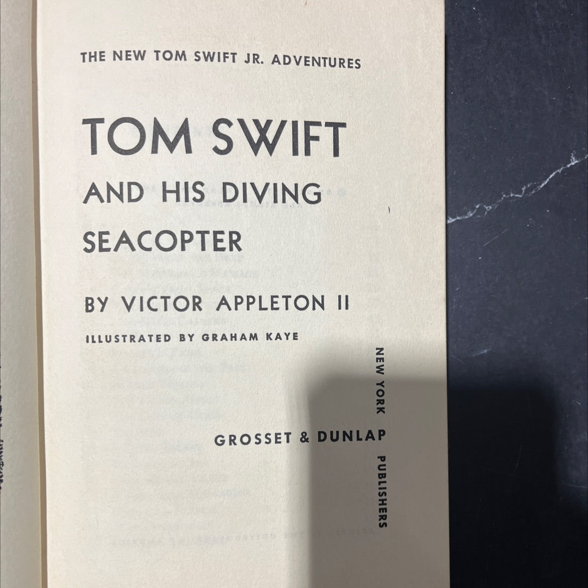 tom swift and his diving seacopter book, by victor appleton ii, 1956 Hardcover image 2