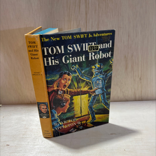 tom swift and his giant robot book, by victor appleton ii, 1954 Hardcover, Vintage image 1