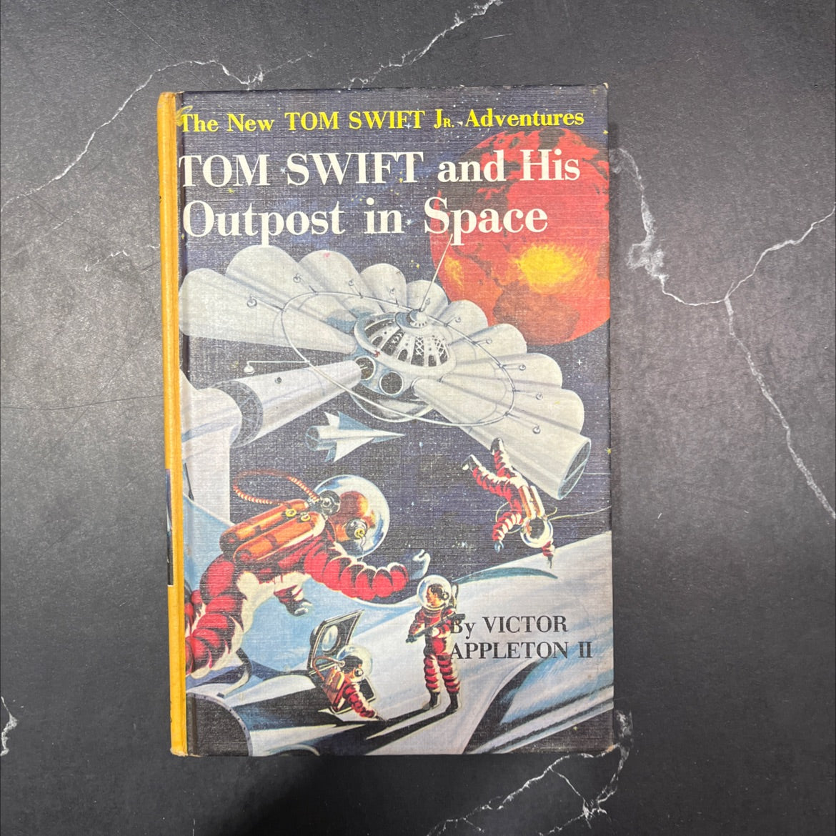 tom swift and his outpost in space book, by victor appleton ii, 1955 Hardcover image 1