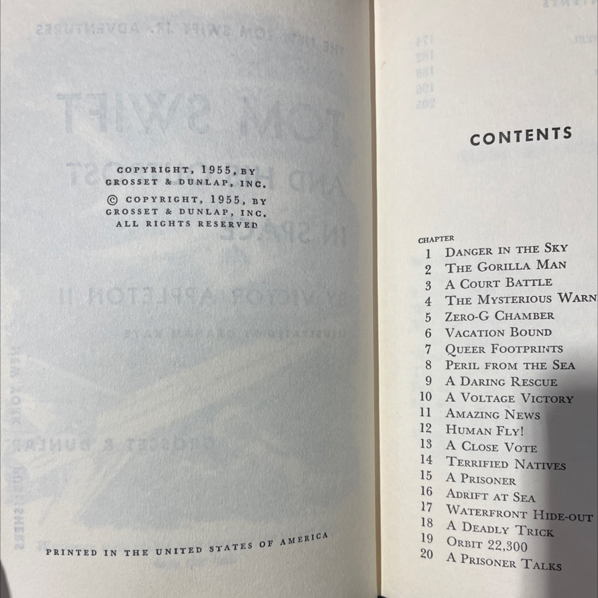 tom swift and his outpost in space book, by victor appleton II, 2012 Hardcover image 3