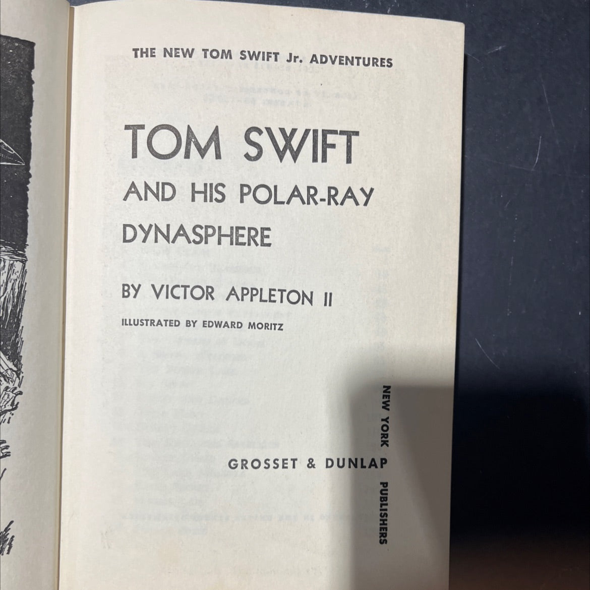 tom swift and his polar-ray dynasphere book, by victor appleton ii, 1965 Hardcover image 2