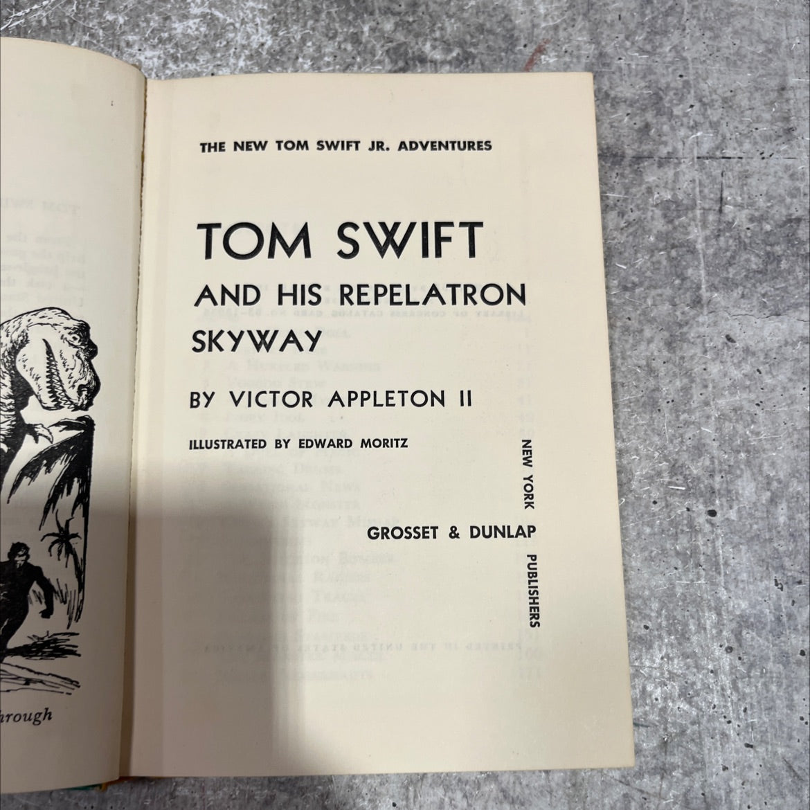 tom swift and his repelatron skyway book, by victor appleton ii, 1963 Hardcover image 2