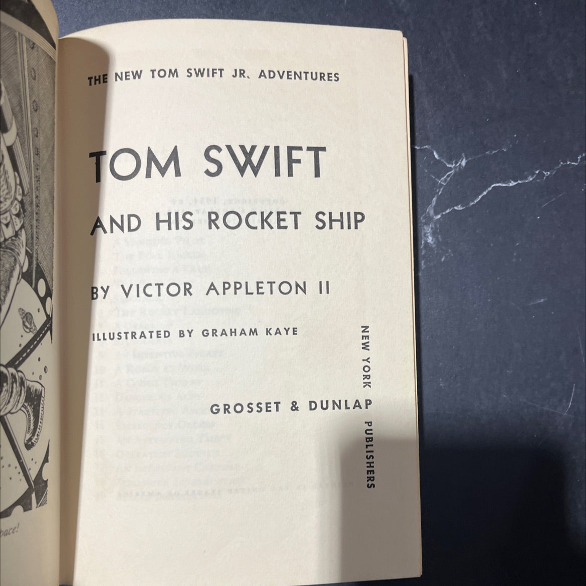 tom swift and his rocket ship book, by victor appleton ii, 1954 Hardcover image 2