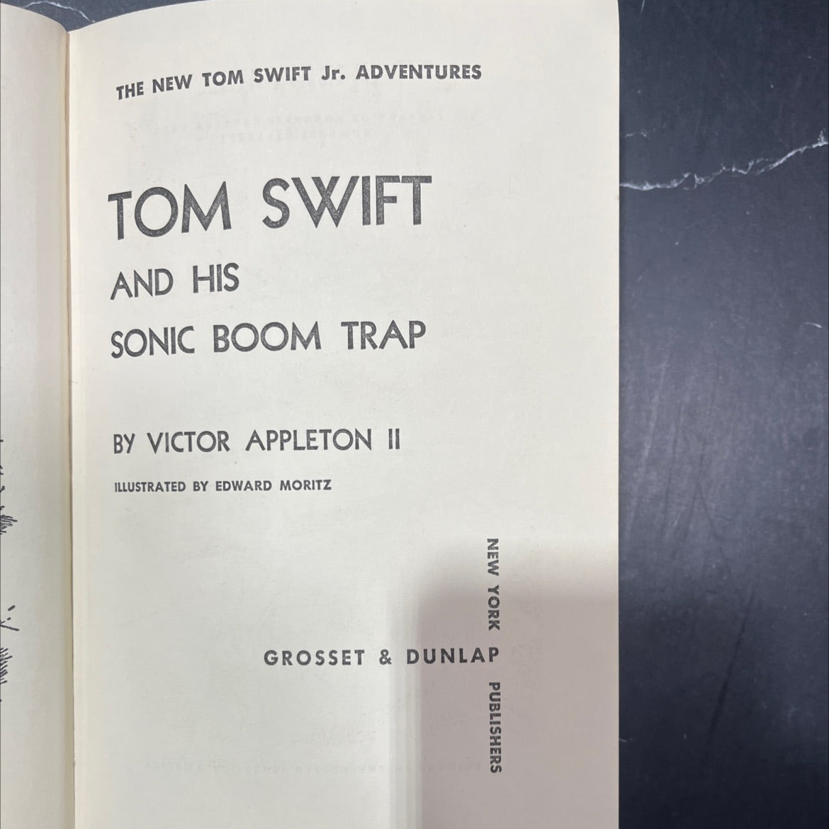 tom swift and his sonic boom trap book, by victor appleton ii, 1965 Hardcover image 2