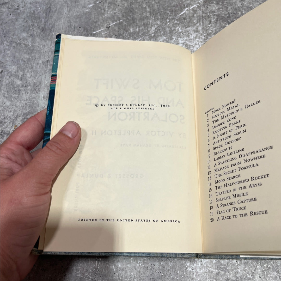 tom swift and his space solartron book, by victor appleton ii, 1958 Hardcover image 3