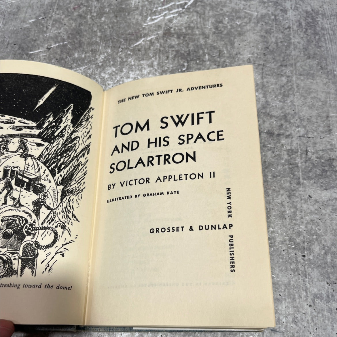 tom swift and his space solartron book, by victor appleton ii, 1958 Hardcover image 2