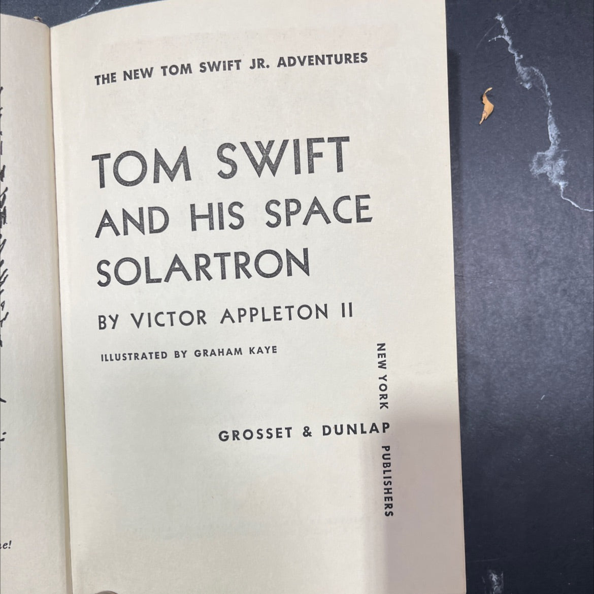 tom swift and his space solartron book, by victor appleton ii, 1958 Hardcover image 2