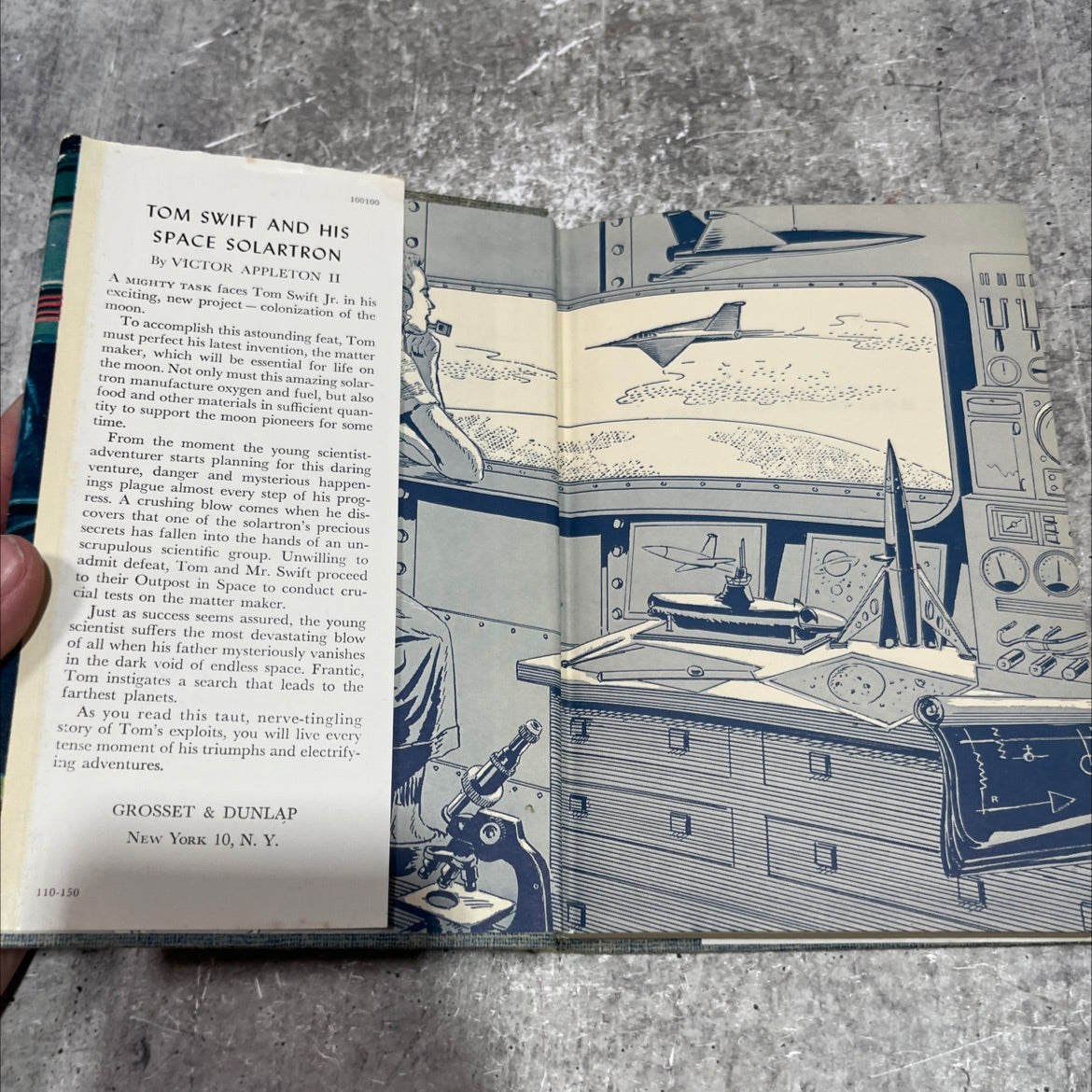 tom swift and his space solartron book, by victor appleton ii, 1958 Hardcover image 4