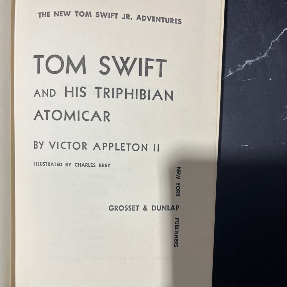 tom swift and his triphibian atomicar book, by victor appleton ii, 1962 Hardcover image 2