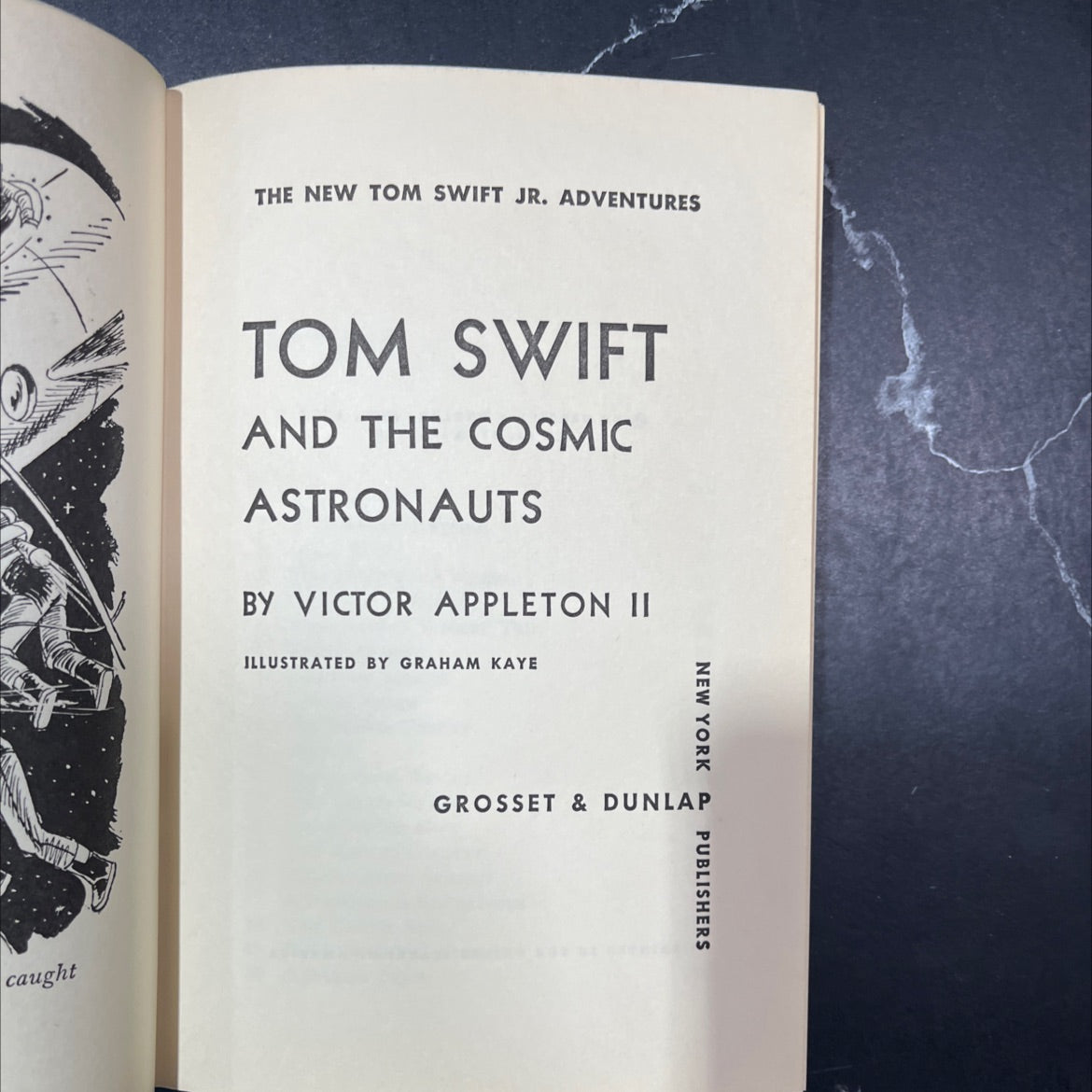 tom swift and the cosmic astronauts book, by victor appleton ii, 1960 Hardcover image 2