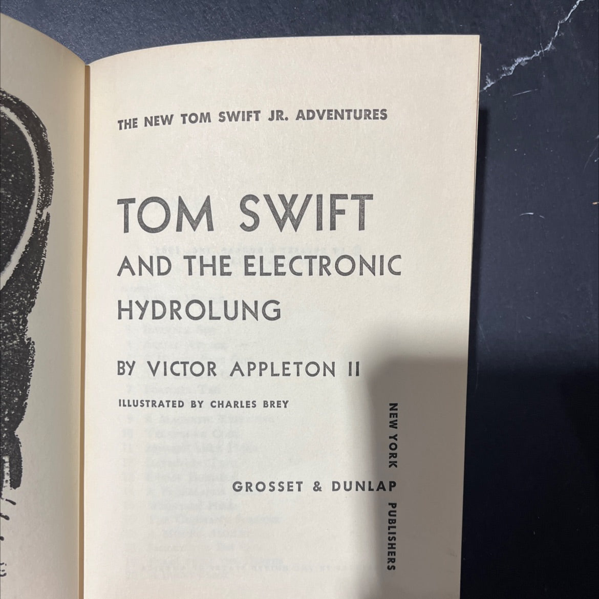 tom swift and the electronic hydrolung book, by victor appleton ii, 1961 Hardcover image 2
